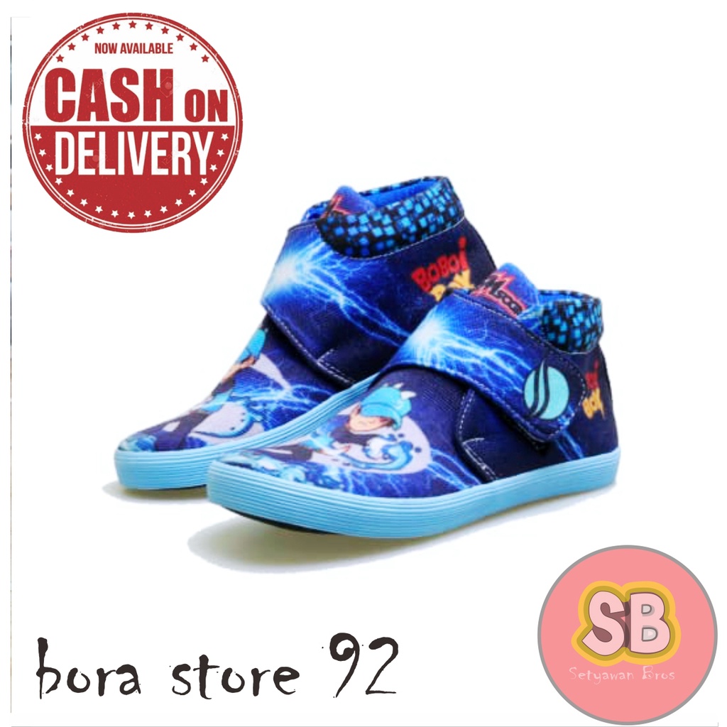 Sepatu BOBOIBOY Anak Sneaker / Sepatu Anak Laki Laki Karakter Keren