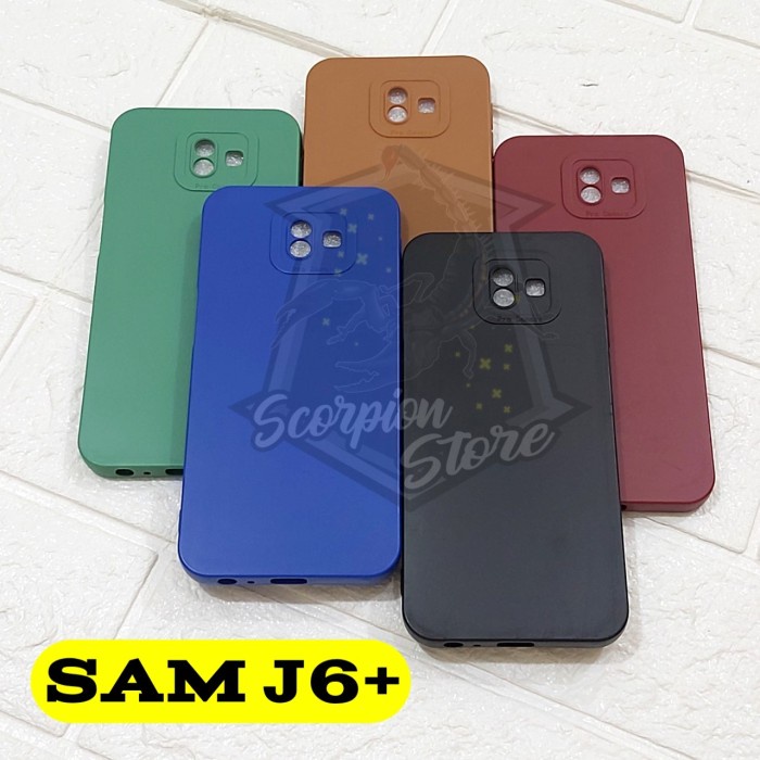 CASE SAMSUNG J6 PLUS - SOFTCASE MACARON PRO CAMERA SAMSUNG J6+ j6 PLUS - SS