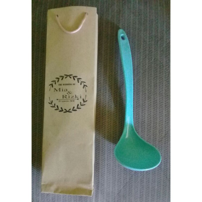 

centong sayur plus paper bag