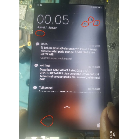 LCD only Oppo A37 copotan minus dikit