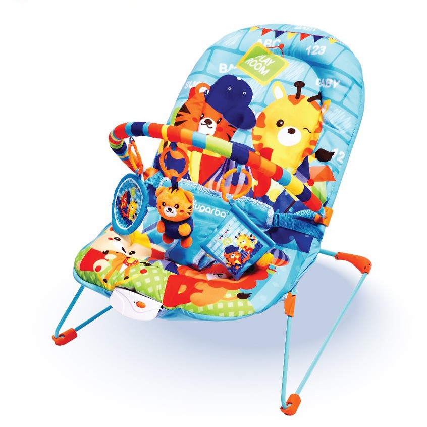 Sugar Baby Deluxe Musical Vibration Bouncer 1 Recline-Sugar Toys