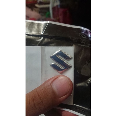 Sticker-Stiker Timbul-Emblem-Logo Suzuki Motor buat Adress-Nex-Spin-Shogun-Satria FU-Bandit-GSX 150