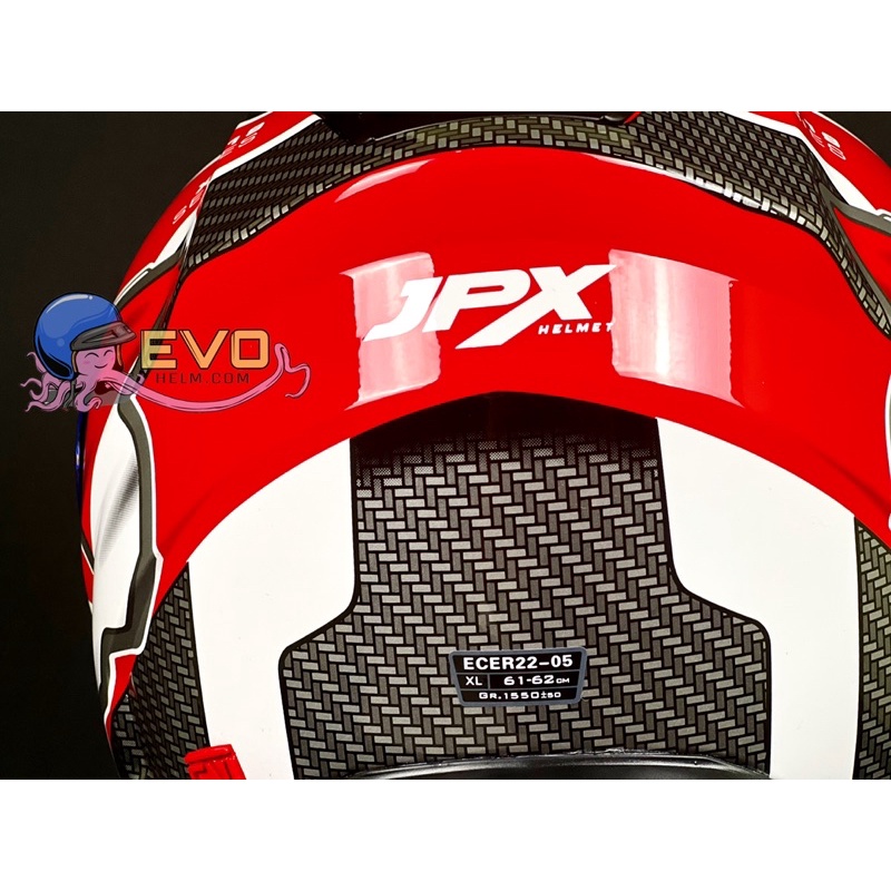 HELM JPX X-819 VALKYRIE MANDALIKA ( ONGKIR 2KG ) - JPX MANDALIKA TERBARU HELM FULLFACE ORI