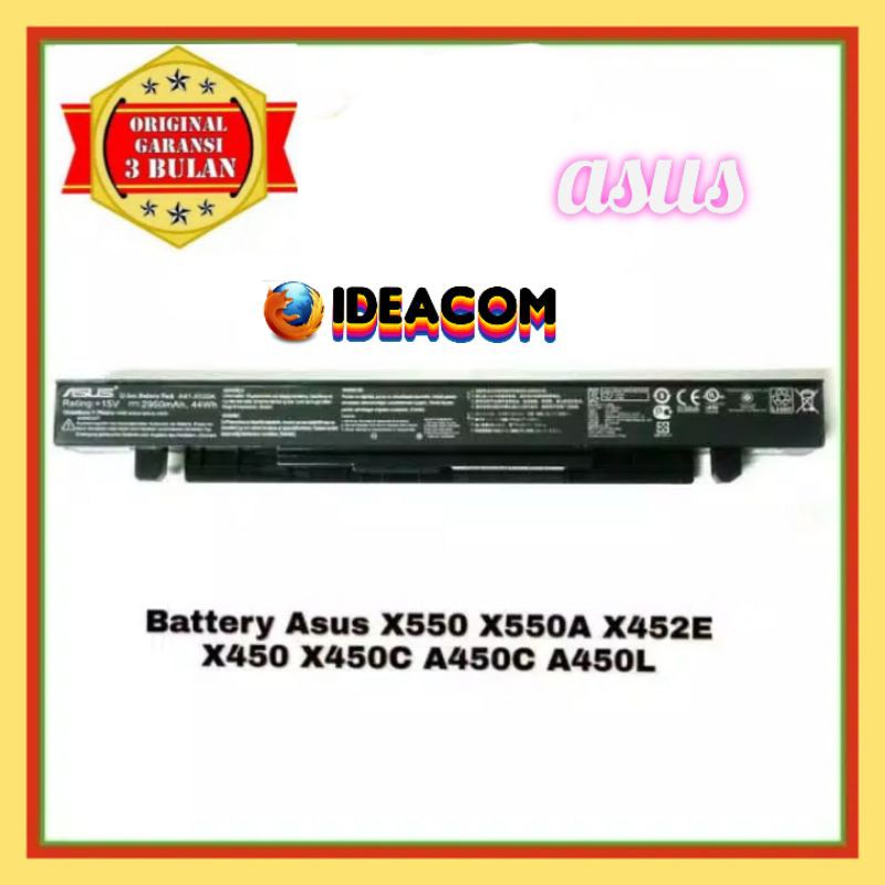 ORIGINAL BATERAI LAPTOP ASUS Baterai Original Asus A46ca A46cb A46cm A46c A46 K46ca K46cb K46cm