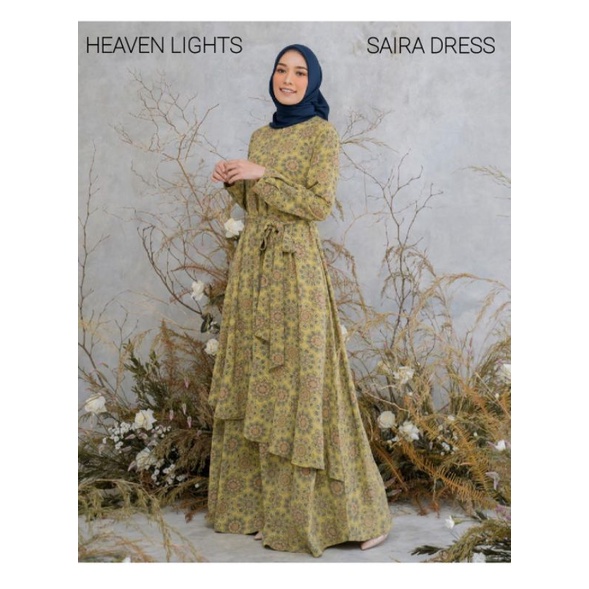 SAIRA DRESS BY HEAVEN LIGHTS (READY SOON) (WAJIB TANYA STOCK)