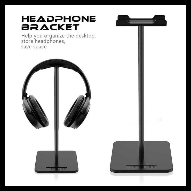 Jual NEW BEE UNIVERSAL GAMING STUDIO HEADPHONE STAND HANGER BRACKET HITAM Shopee Indonesia