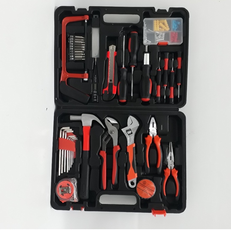 Hand Toolset Tool Kit Set Toolkit Toolbox Alat Tukang Perkakas Komplit Murah