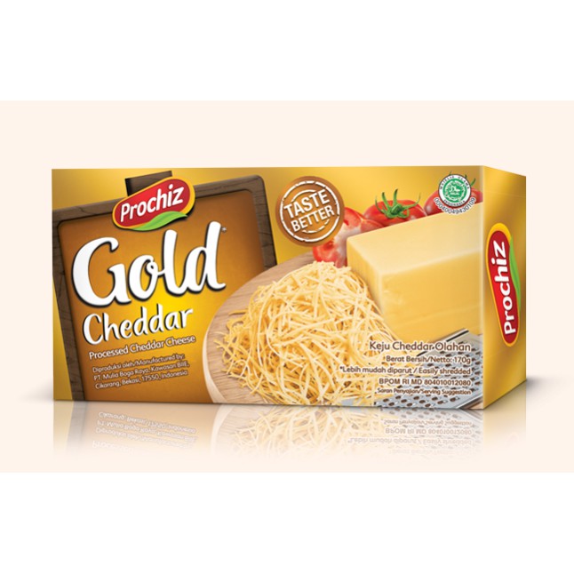 

PROCHIZ Cheddar Cheese Gold 170 gr