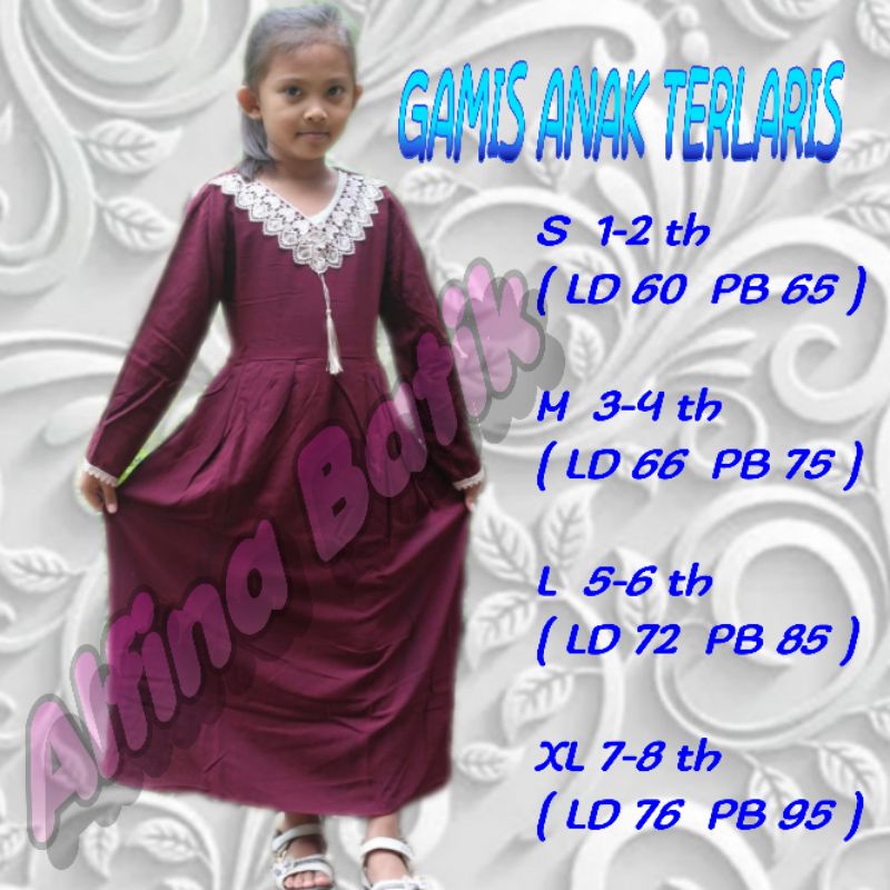 RESILIA GAMIS RENDA ANAK TERMURAH !!!