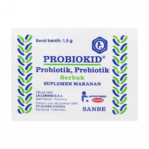 PROBIOKID SACHET - Suplemen Kesehatan Pencernaan Probiotik Lactobacillus Redakan Diare Mencret Anak Prebiotik