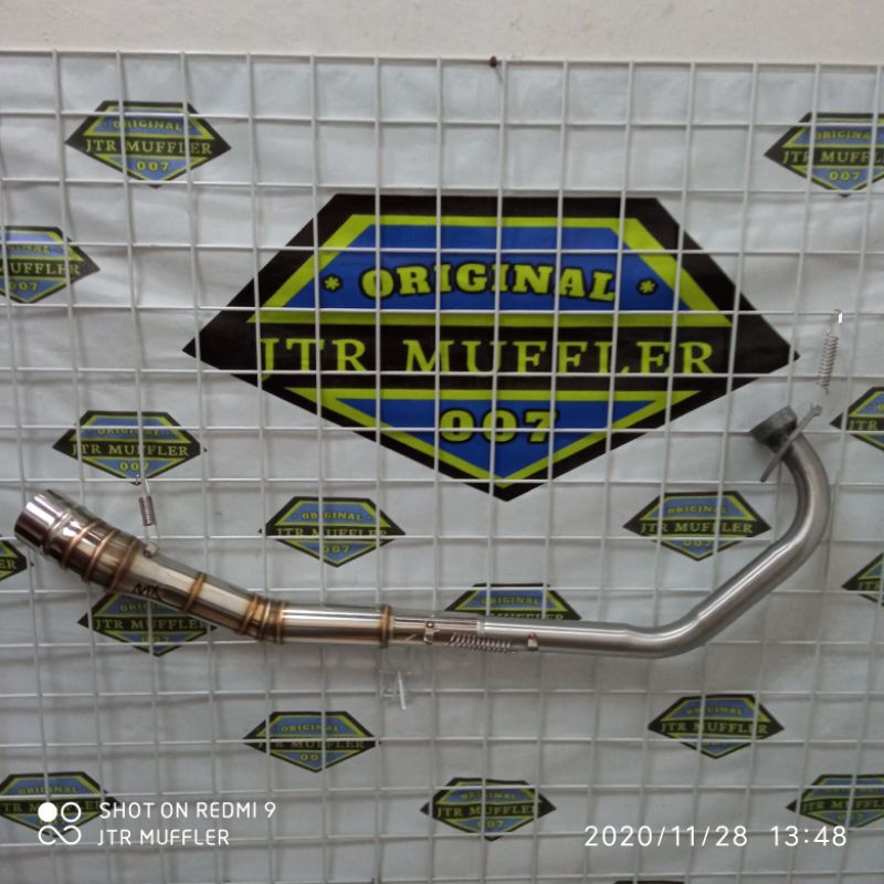 leher leheran knalpot jupiter Mx 135 new old