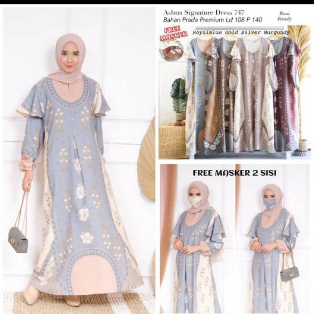 OPEN PO(COMING SOON)/Ashna signature dress/dress busui/dress murah