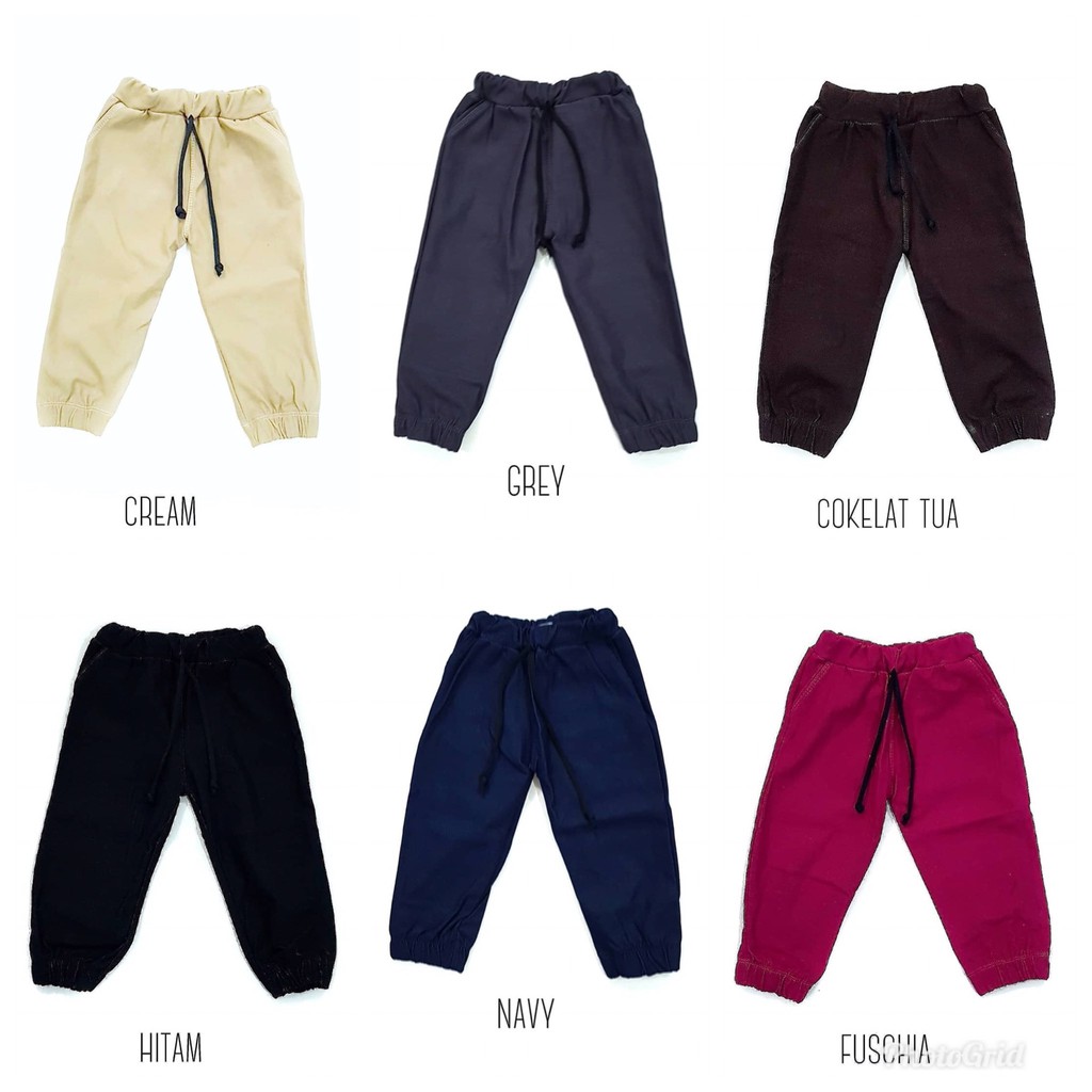 Jogger Anak Premium Semi Jeans baju lebaran anak