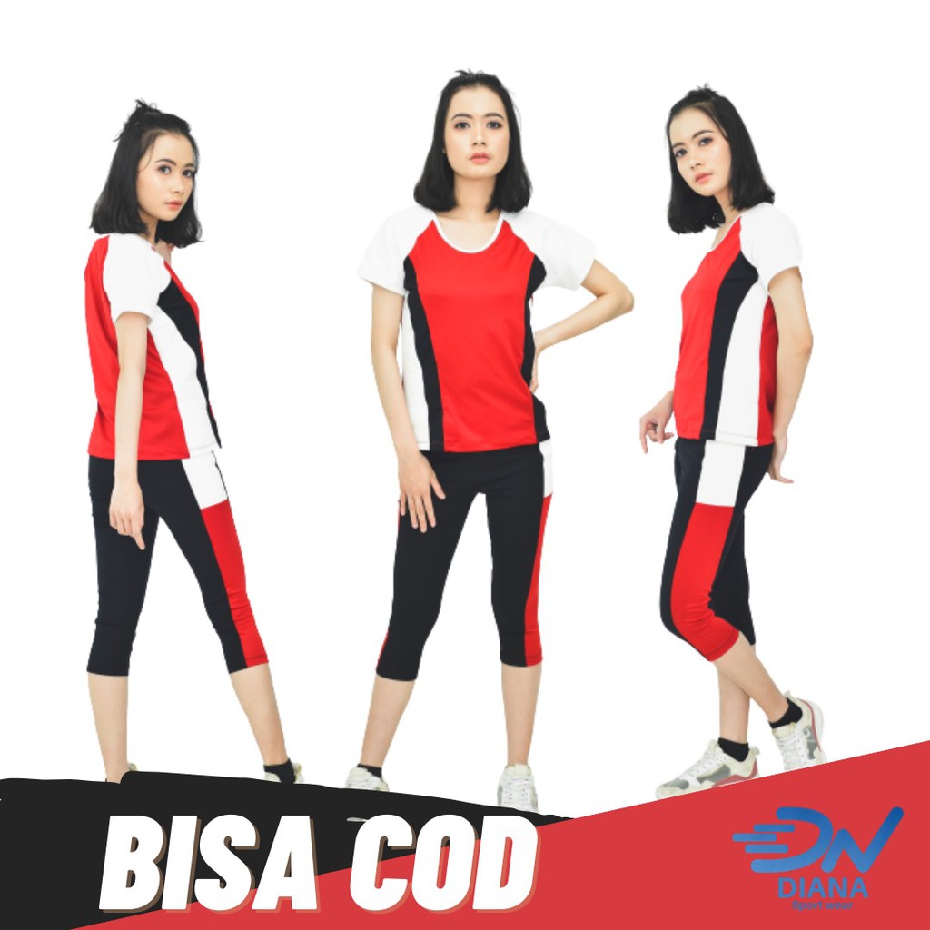 Setelan baju senam wanita | pakaian senam wanita