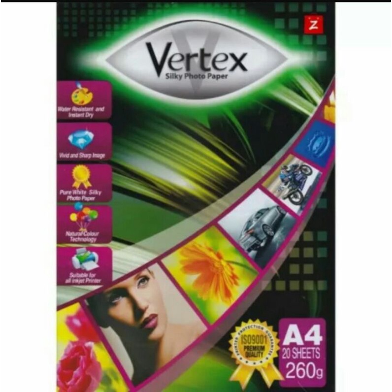Glossy Photo Paper VERTEX 260 GSM