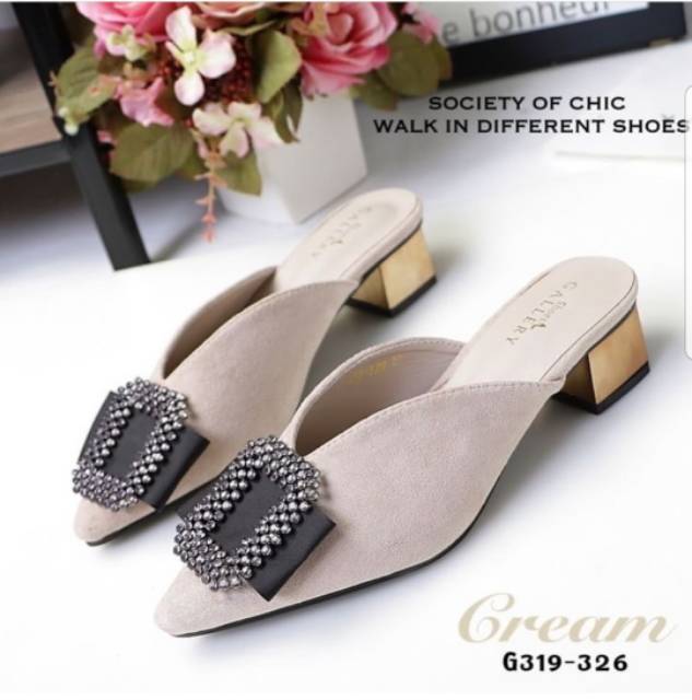 ABBUSHOES Mm 03  [COD] Sepatu Pesta Untuk Wanita Model Hak tahu