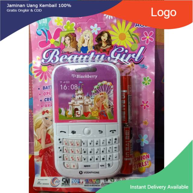 BLACKBERRY ST25-H4 /mainan hp hp an jadul / mainan handphone jadul include baterai