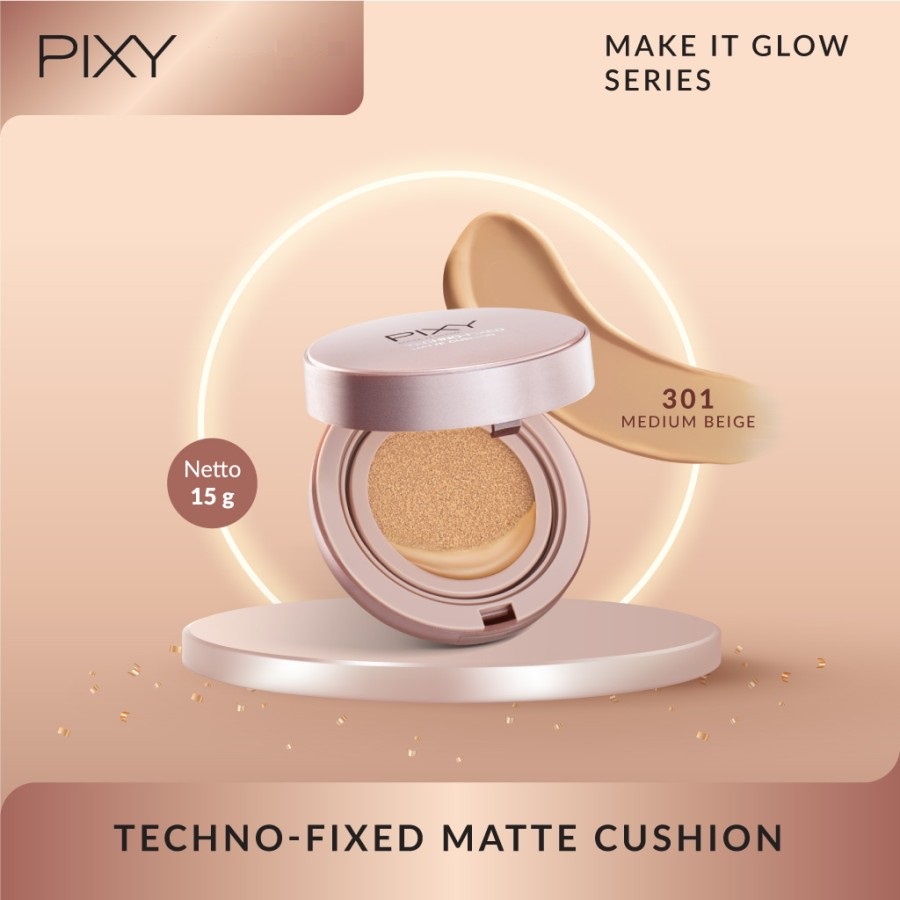 ★ BB ★ Pixy Make It Glow Techno Fixed Matte Cushion