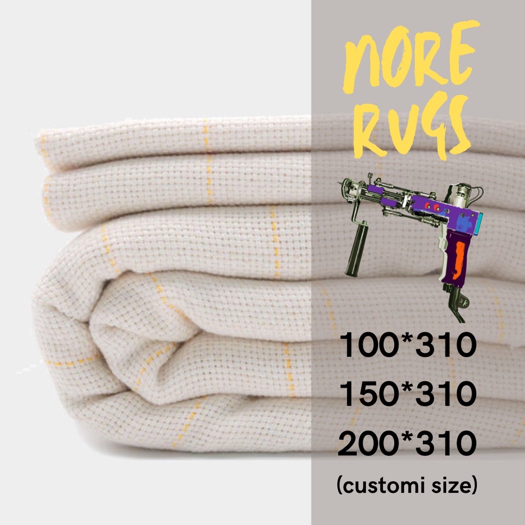 310x100 Monks Cloth / Cotton Tufting Fabric cloth Grade A
