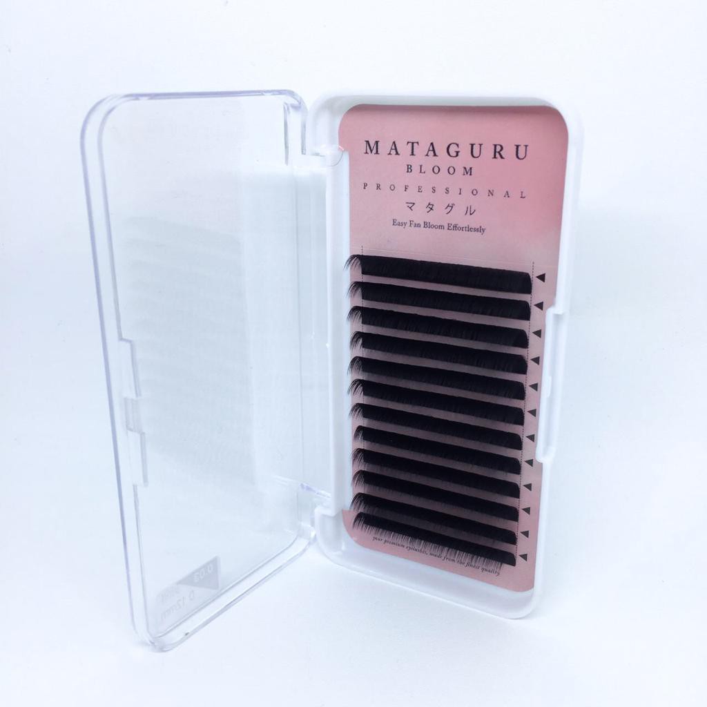 (VERSI BARU) Easy Fan Mataguru Bloom Russian Eyelash Extension Hitam Pekat Bulumata Volume