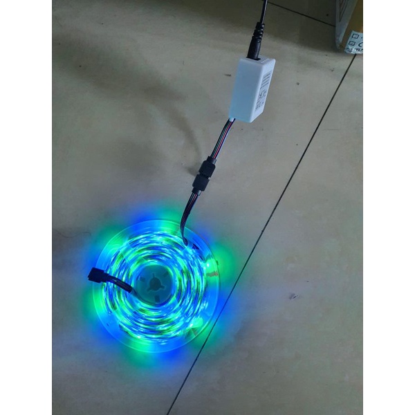 Lampu interior Led Strip RGB 2835 5Meter remote 44mode lampu outdoor