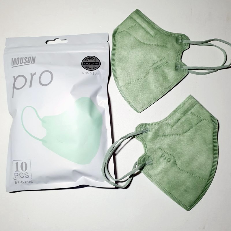 Masker Mouson KN95 Mouson Pro 5ply Masker Mouson Pro KN95 Model Pokana KN95 Mouson 5D Mouson 5ply Warna Warni