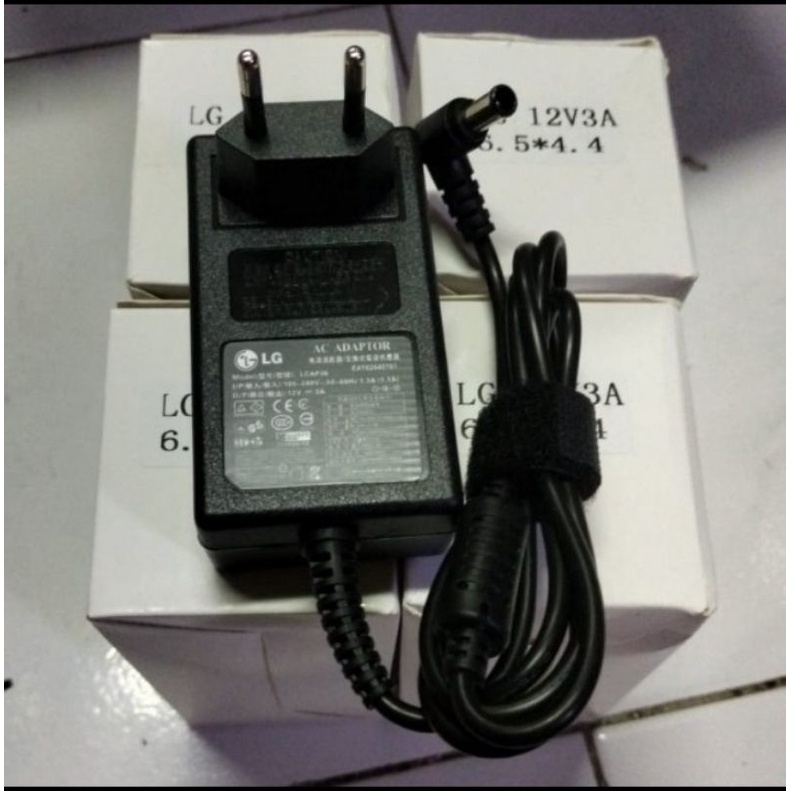 Adaptor charger monitor LG e2250v e2250vv 12v 3a jarum