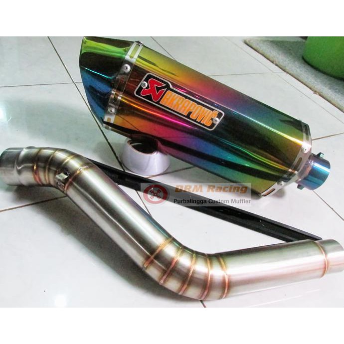 PROMO Knalpot Benelli TNT 250 PNP siap pasang akrapovic Rainbow layang PROMO