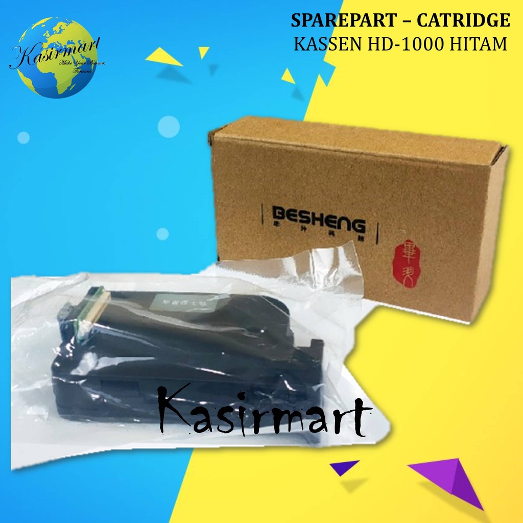 INK CATRIDGE PRINTER HANDHELD KASSEN HD1000 HITAM HD-1000 BLACK