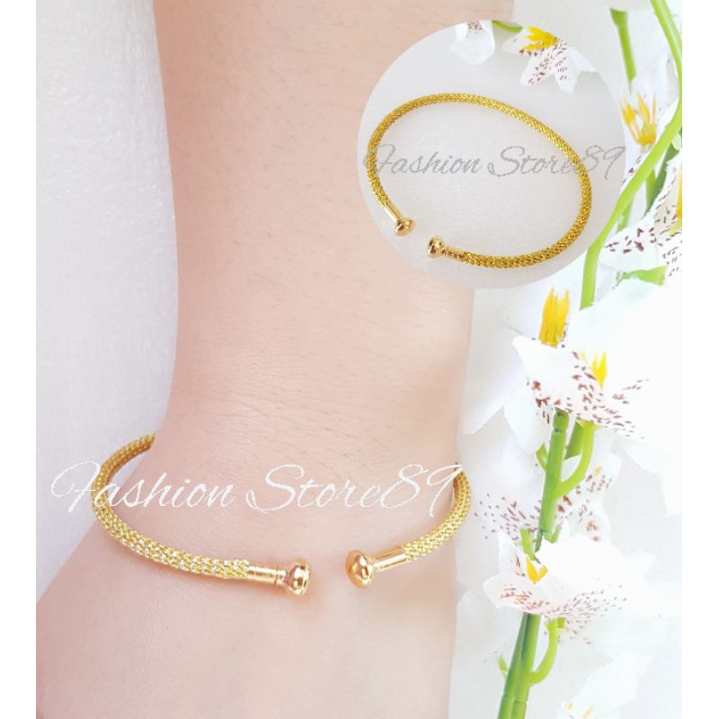 Gelang Kawat Import Elastis gelang bangle kawat import free size