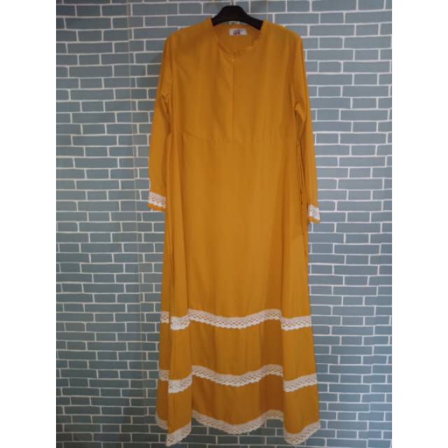 Gamis Wolfis Renda susun