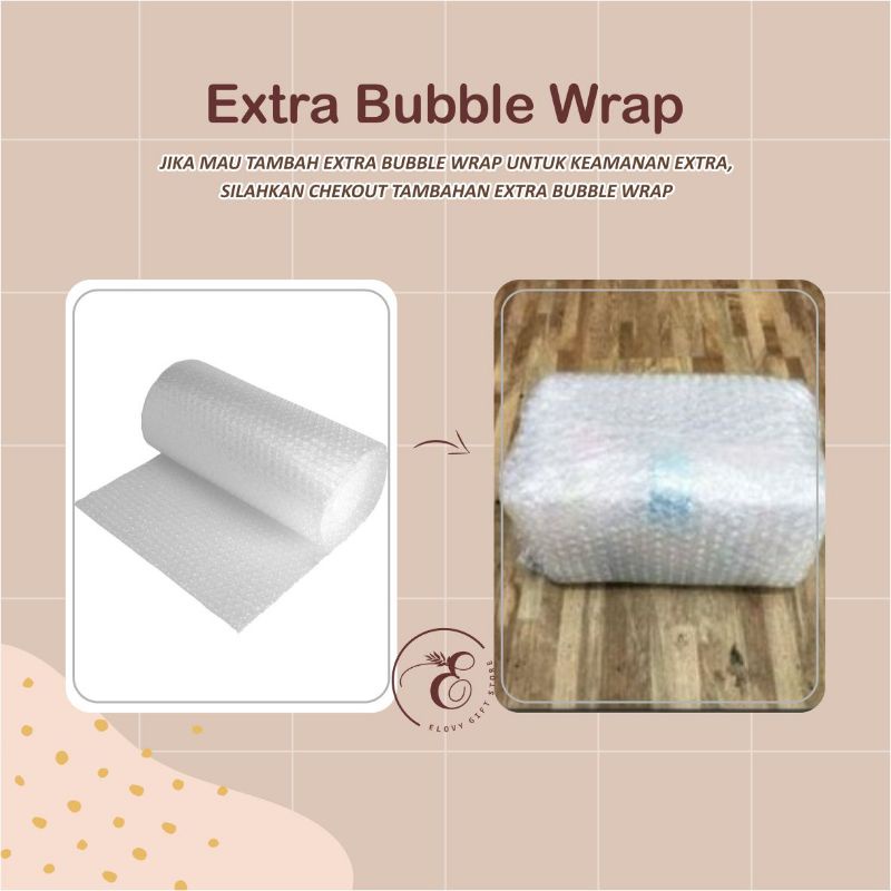 

EXTRA BUBBLE WRAP UNTUK AKRILIK CUSTOM