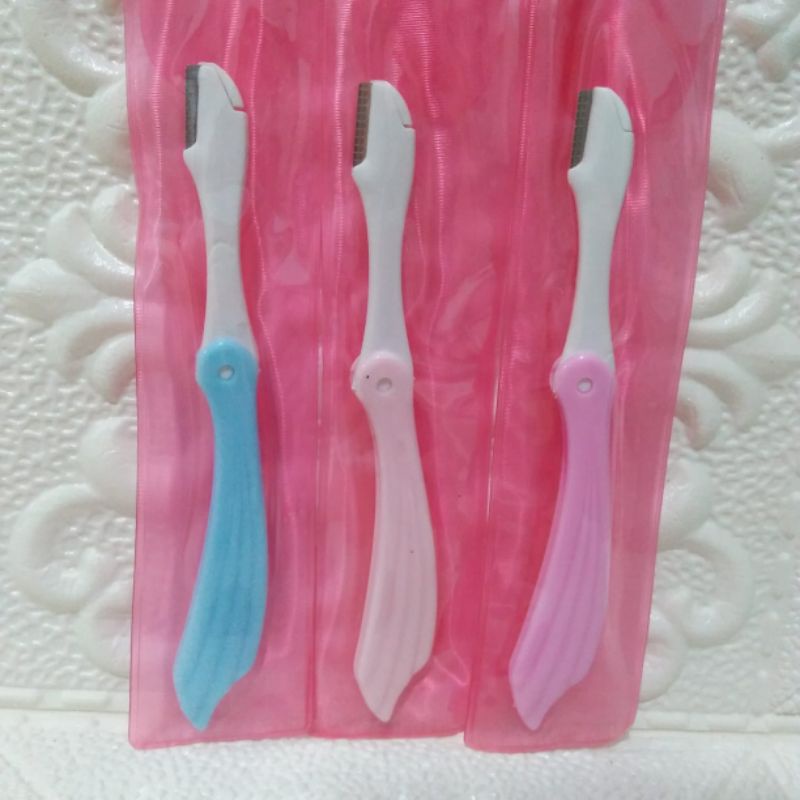 Gunting cukur alis pisau mini