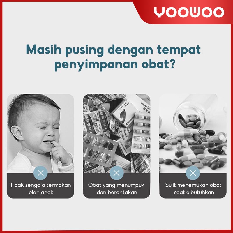 Kotak Obat / Penyimpanan Serbaguna / Medicine box / Storage Box Serbaguna