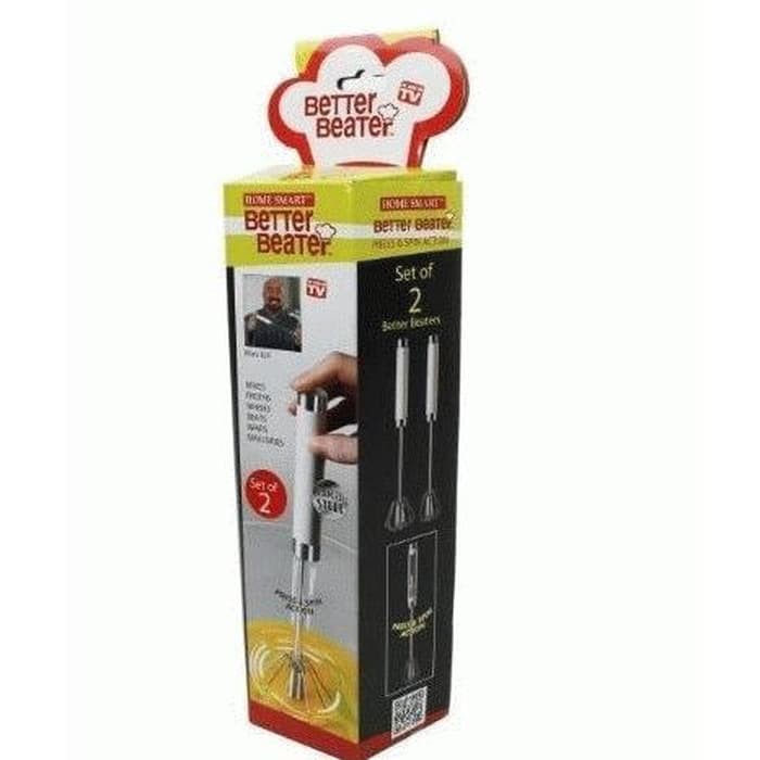 Travelmate  [New Produk] BETTER BEATER / PENGADUK TELUR / PENGOCOK TELUR bkn snap n grip 1SET GET 2