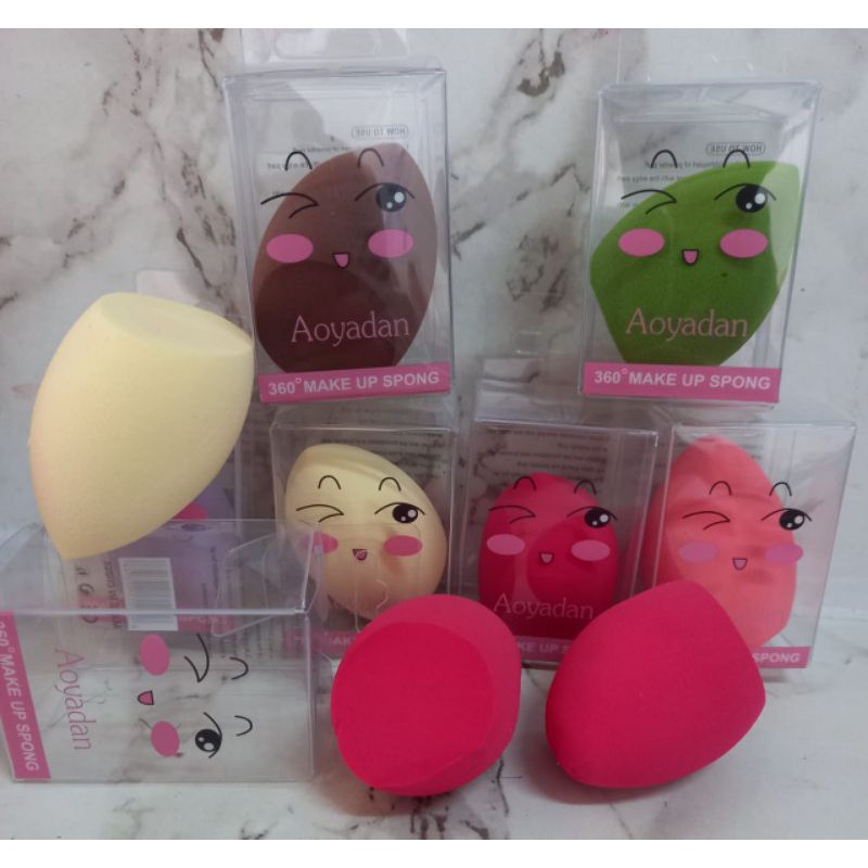 Sponge Beauty Blender  / Sponge make up Aoyadan Free mika per 1pcs