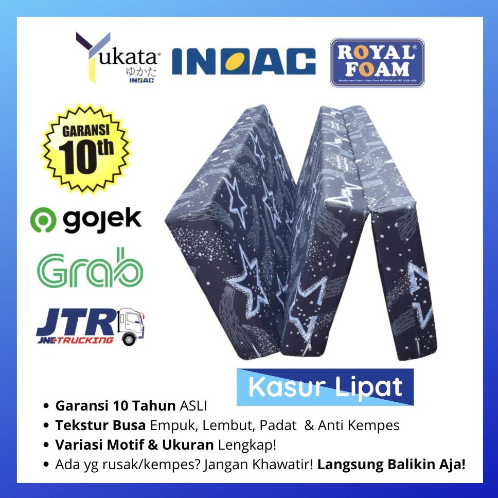 KASUR LIPAT BUSA INOAC YUKATA ROYAL FOAM ASLI ORIGINAL TEBAL 10 15 20 CM GARANSI 10 TAHUN DENSITY 23