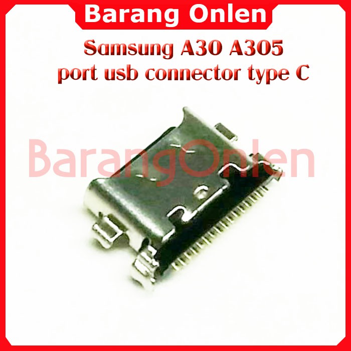 Samsung A30 A205 port usb connector konektor cas type c