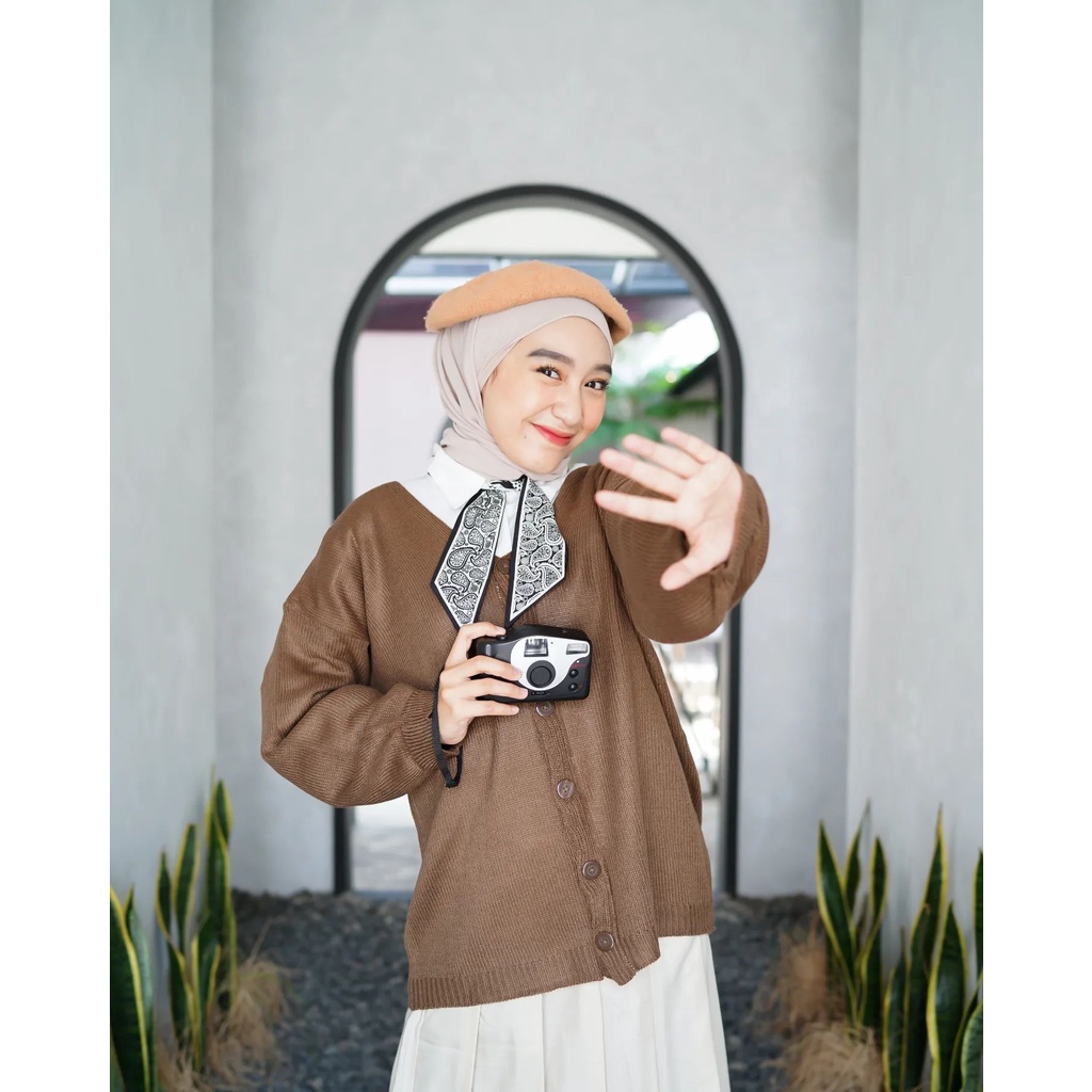 ZAERA CARDY - ATASAN WANITA - CARDIGAN - KOREAN STYLE