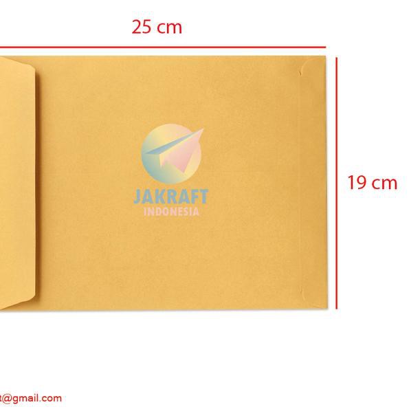 

✪ Amplop Samson Coklat Polos (19 x 25 cm) 1/2 Folio F4 FC 80 Gram Gsm ☺