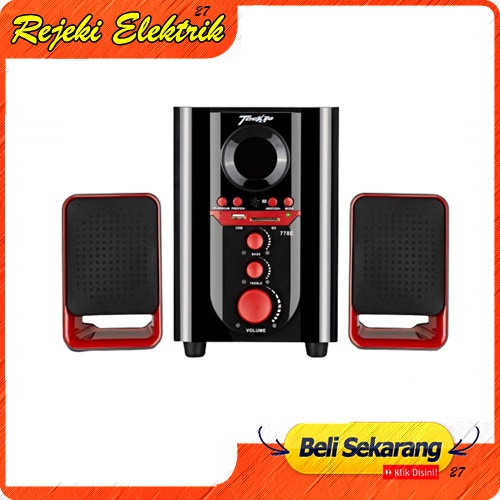 Speaker Aktif Bluetooth GMC Teckyo 778E Multimedia Radio USB Super Bass - Varian Warna