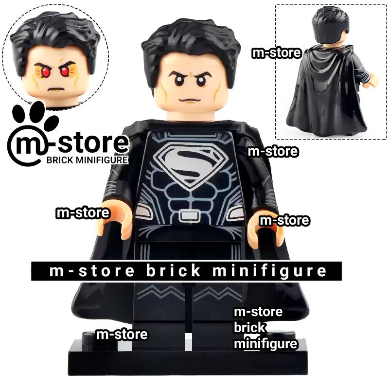 lego superman black suit