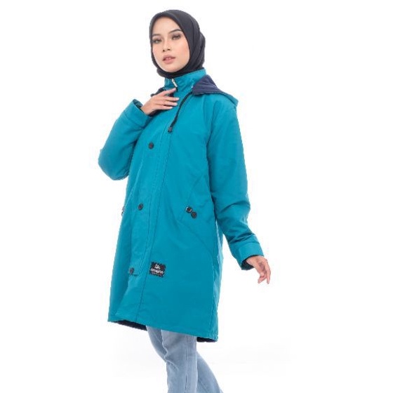 ANAPHA jaket wanita muslimah jaket parka syari syar i waterproof jaket parka wanita panjang