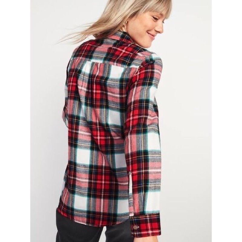 Kemeja Flanel OLD NAVY / Flanel Boyfren Shirt Unisex Outer Pria Wanita Original Branded