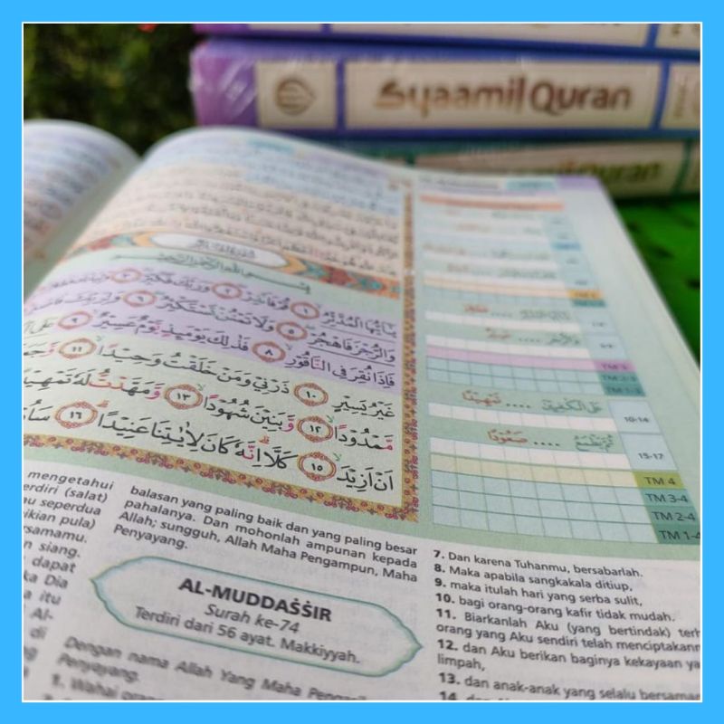 A5 | Al-Quran Hafalan Tikrar A5 Terjemah dan Tajwid (Cover Ornamen) - Hafal Tanpa Menghafal - Mushaf
