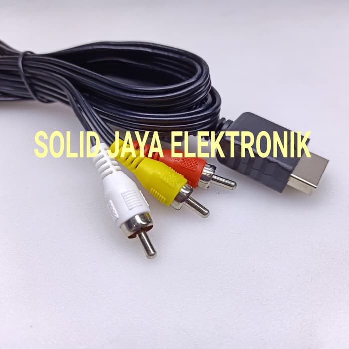 KABEL AV PS1 PS2 PS3 KABEL VIDEO PS KABEL PLAYSTATION 1 PS 2 PS 3 AV KABEL AUDIO VIDEO PS KE TV RCA