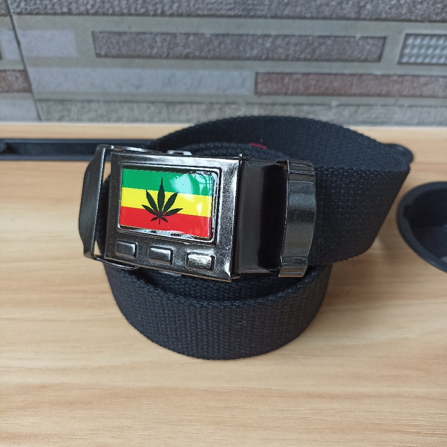 Ikat Pinggang Pria Sabuk Katun Kanvas Gesper Rasta Jepit Men Belt S048