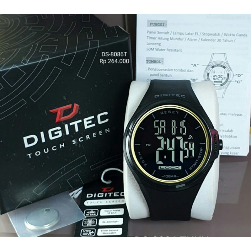 Digitec 8086 DG 8086 DS 8086 original jam tangan pria Digitec 8086 Digital touch screen