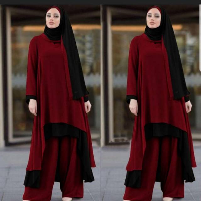 Gamis Muslimah Montana setelan seungri