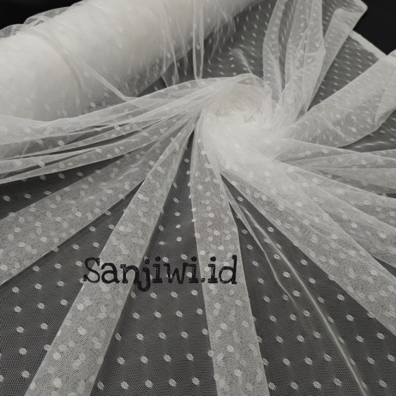 Kain Tile Polkadot/Kain Tille Dot/Soft Tulle-Bw